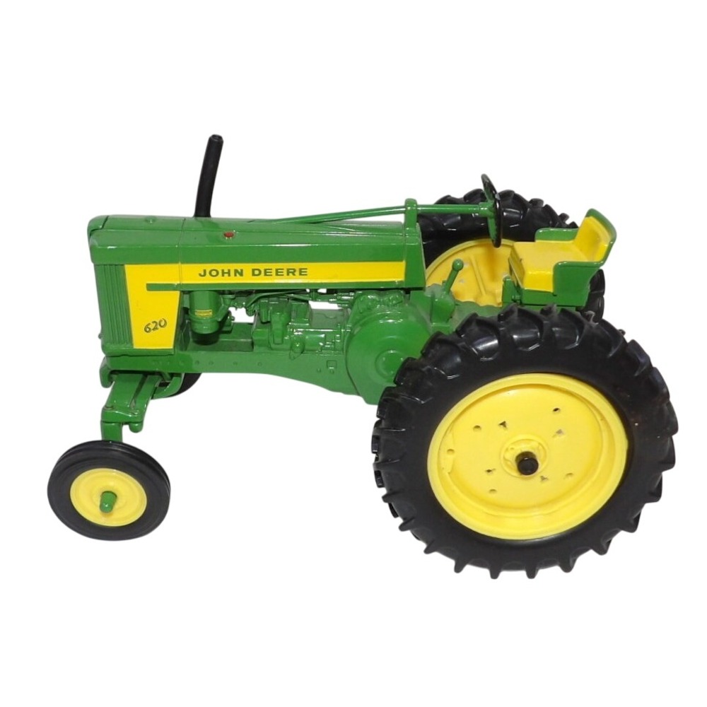 John Deere 620 Narrow Front Die-cast Tractor Green Yellow Scale Model Toy